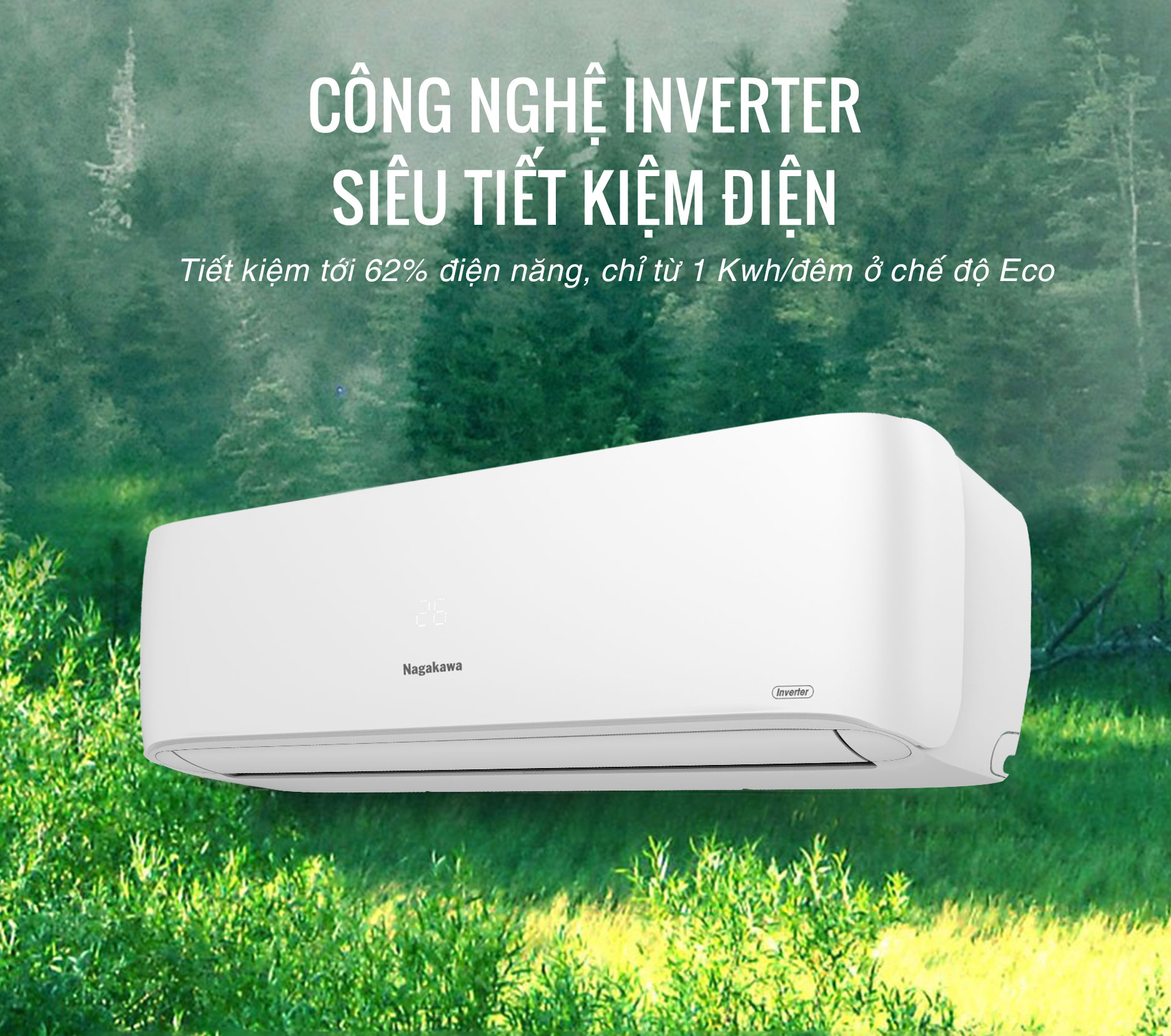 Điều hòa Nagakawa Inverter NIS-C24R2H12 