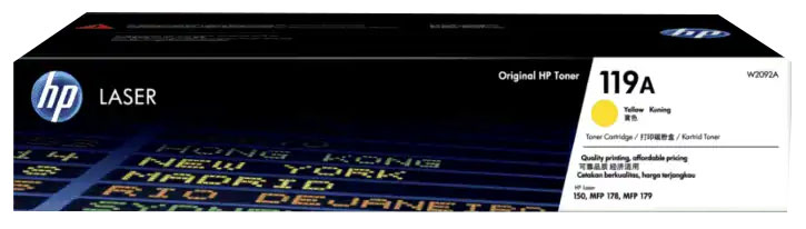 Mực in HP 119A Yellow Original Laser Toner Cartridge (W2092A)