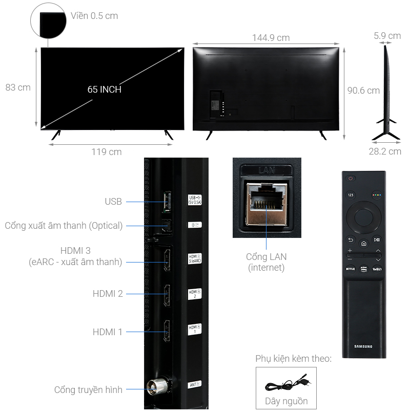 Samsung UA65AU7200KXXV