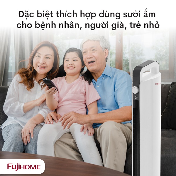 Quạt sưởi gốm FujiHome 