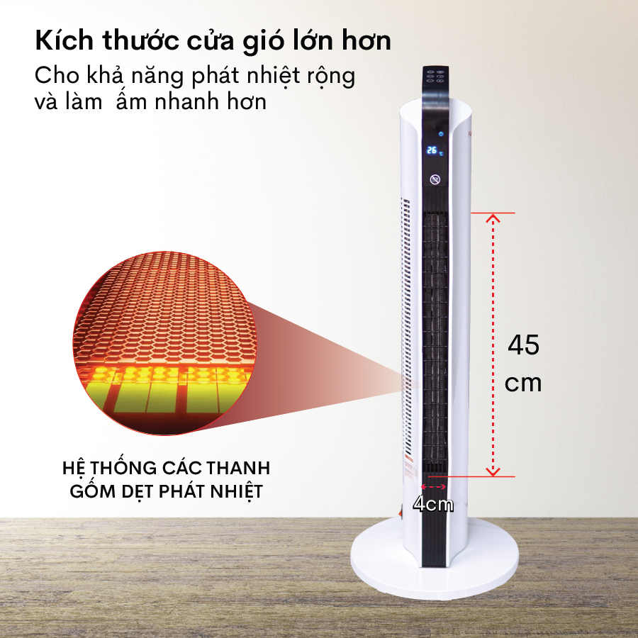 Quạt sưởi để sàn