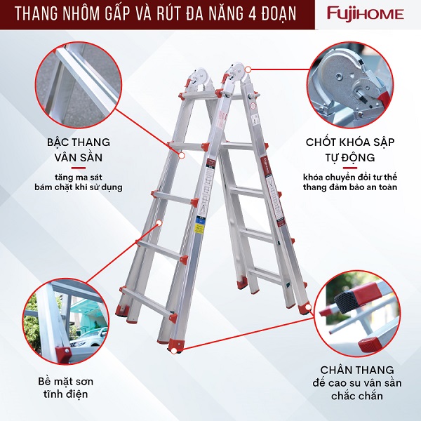 Thang nhôm FujiHome ML45