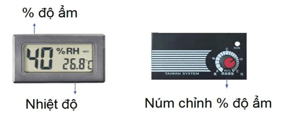 Đồng hồ đo độ ẩm hoạt động độc lập
