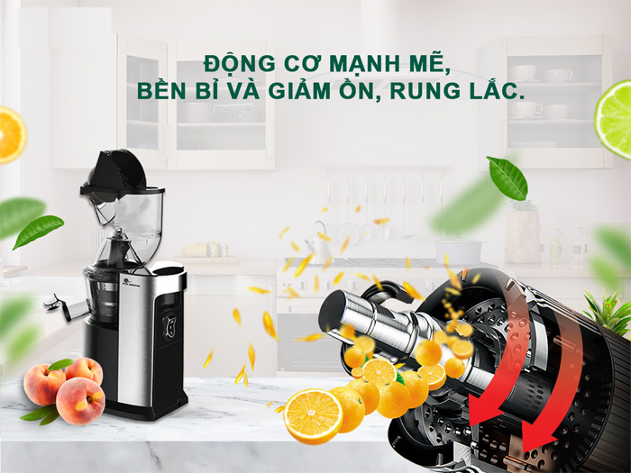 Động cơ hoạt động êm 