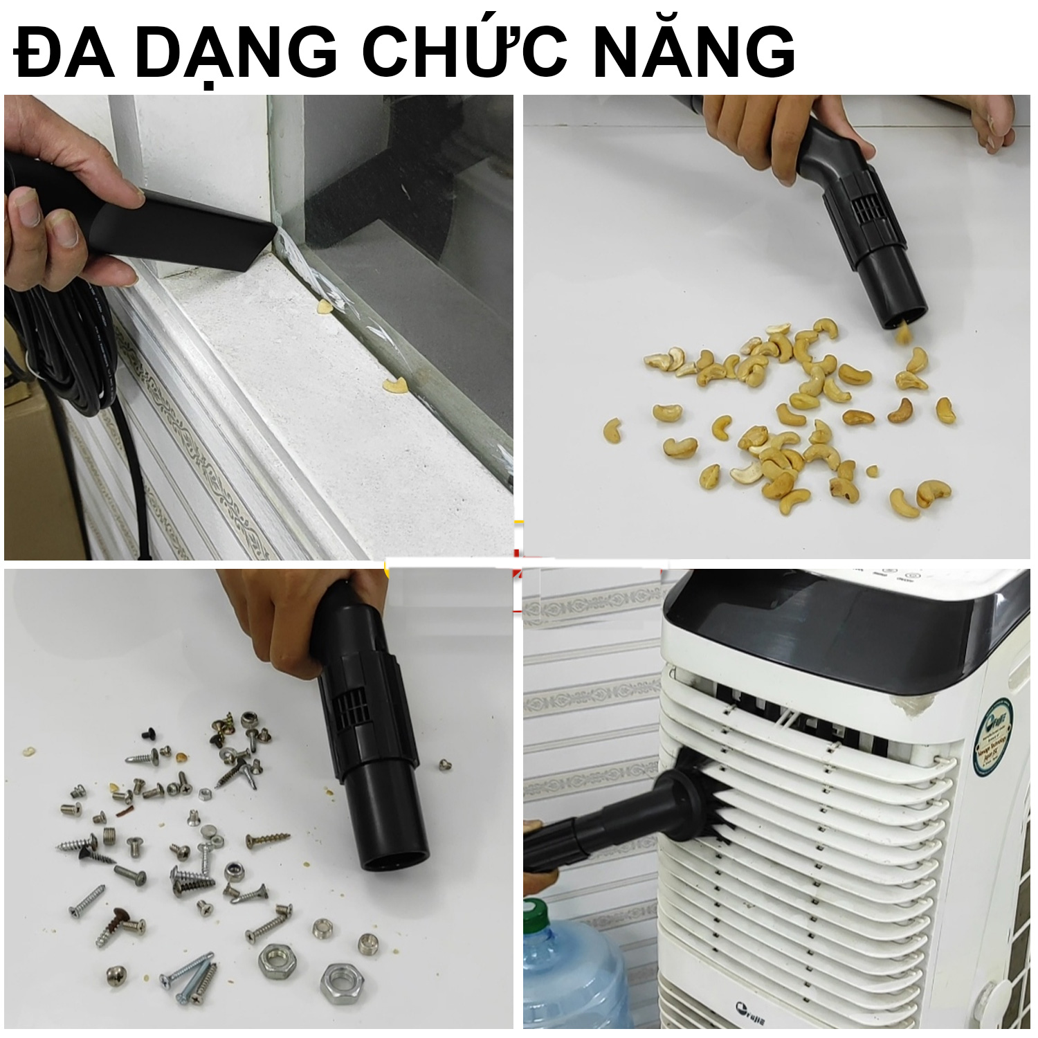 Máy dễ dàng làm sạch mọi bụi bẩn
