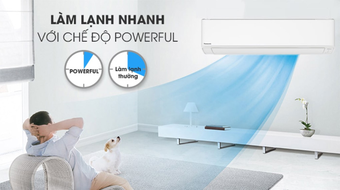 Chức năng Powerful làm lạnh nhanh hơn