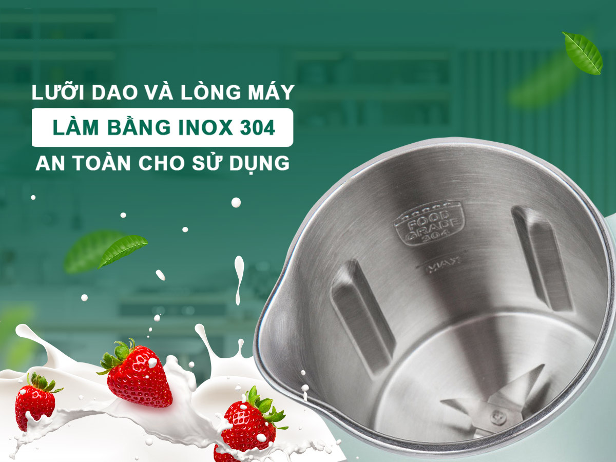 Chất liệu an toàn với sức khỏe người tiêu dùng