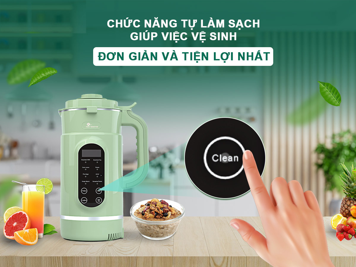 Chế độ tự làm sạch tiện lợi