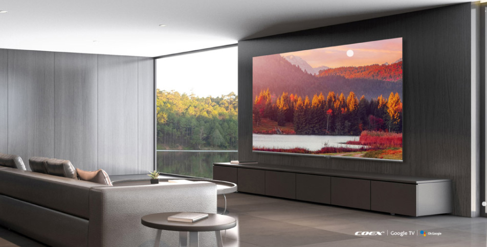 Google tivi Coex 4K 55 inch 55UT7000XG có thể lắp đặt tại nhiều không gian khác nhau 