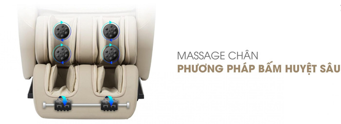 Chế độ massage chân độc đáo