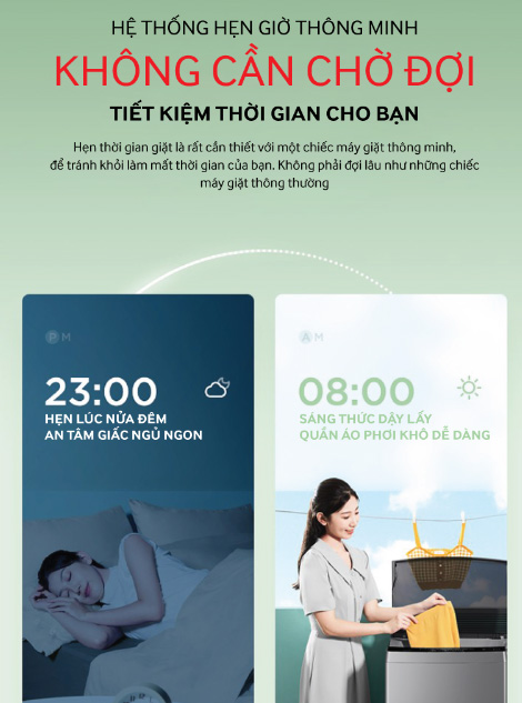 Chế độ hẹn giờ linh hoạt