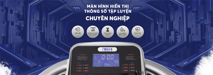Màn hình LCD hiển thị rõ ràng, chính xác các thông số