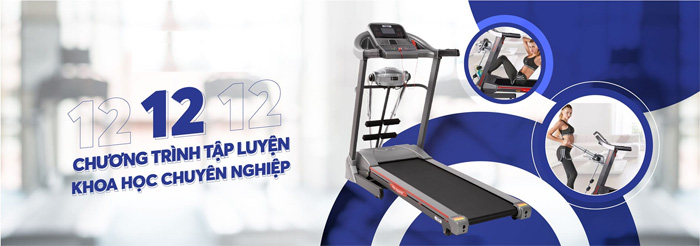 Trang bị 12 chương trình tập luyện