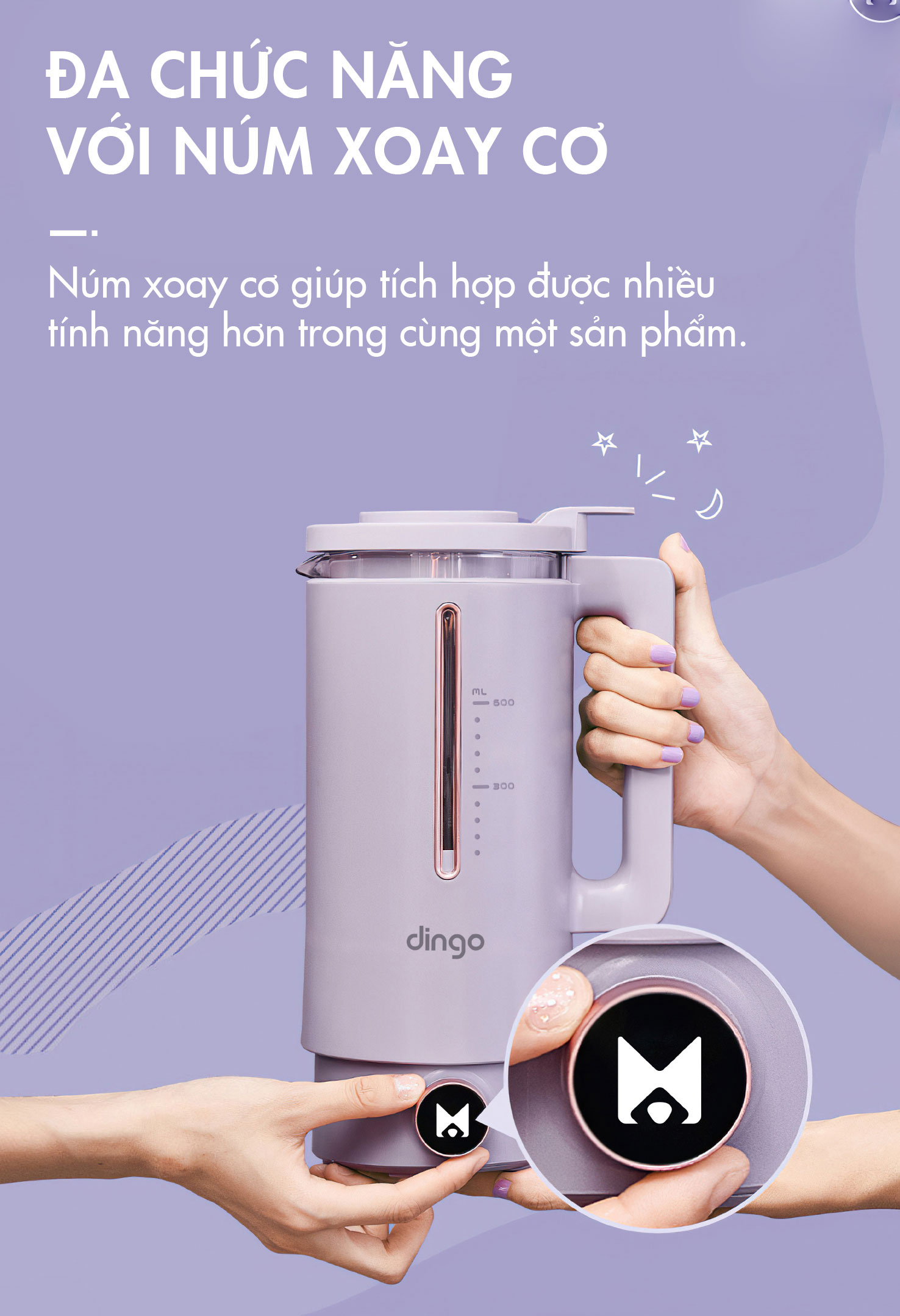 Máy xay nấu đa năng mini  