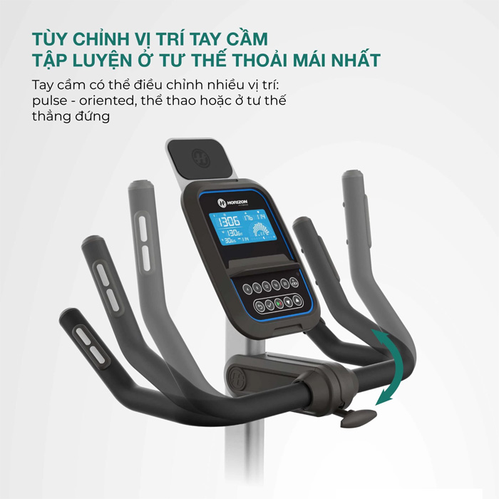 Tay cầm chắc chắn, chống trơn trượt, tùy chỉnh vị trí linh hoạt