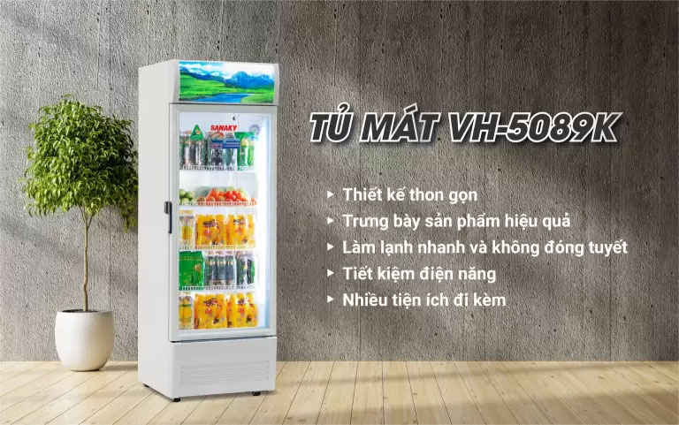 tủ mát Sanaky 