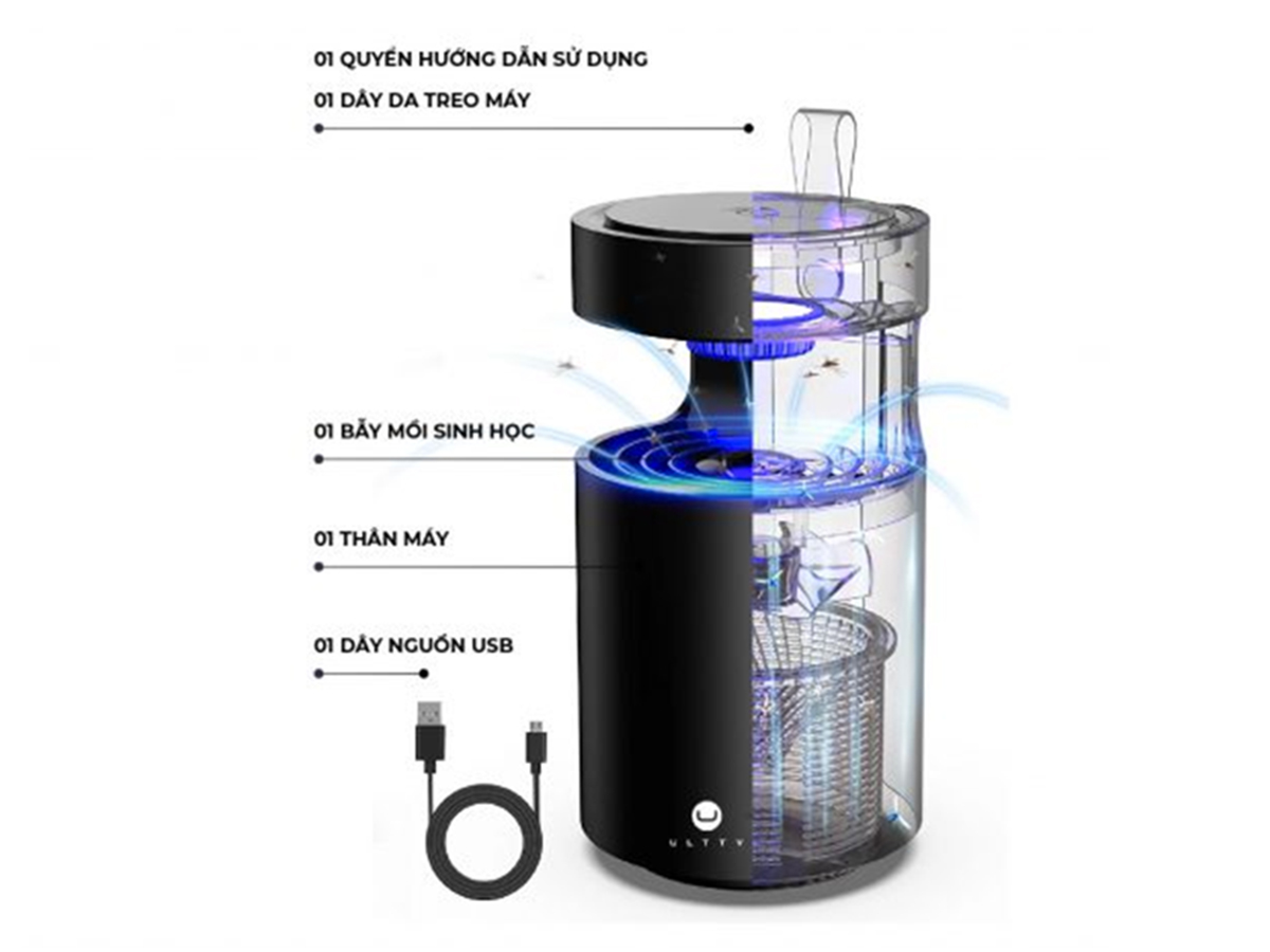 Hướng dẫn sử dụng máy bắt muỗi 