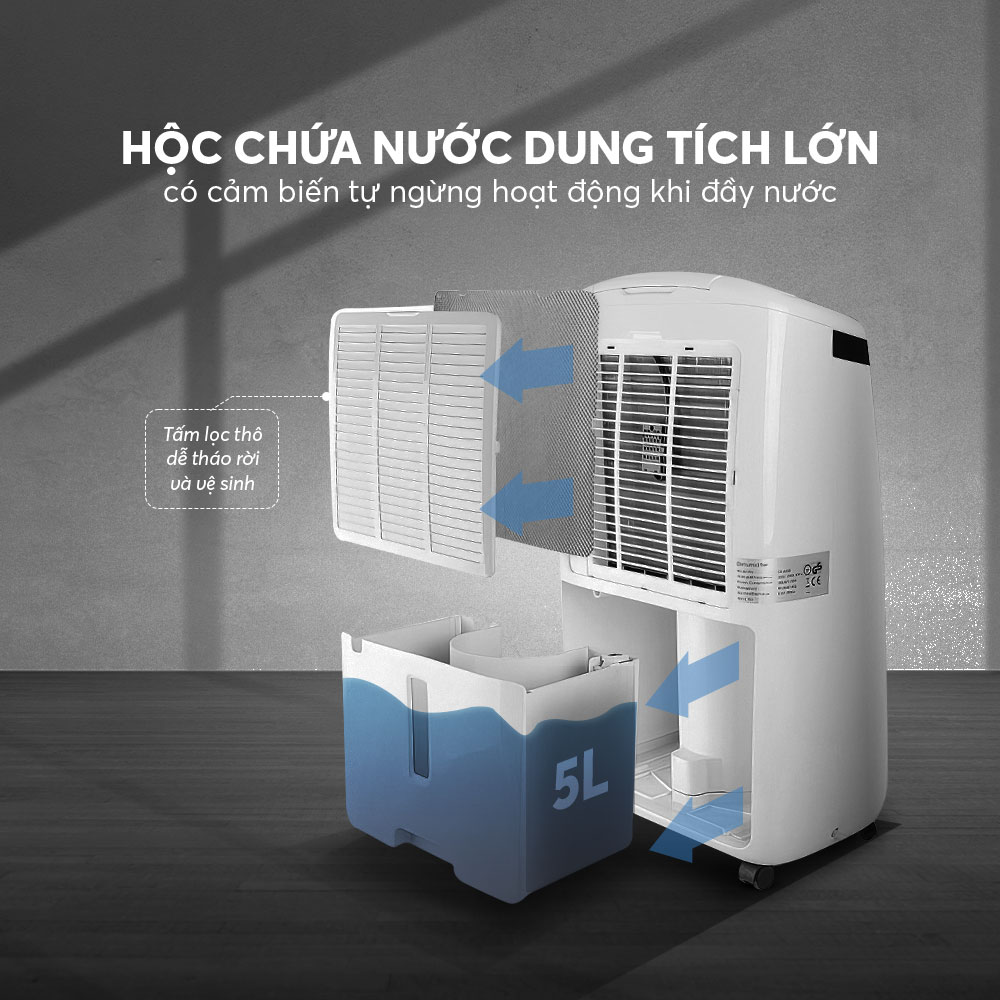 Elmich DE-3923 tích hợp bình chứa dung tích 5 lít 