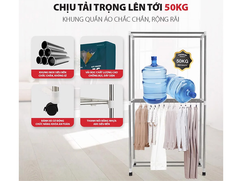 Tủ sấy quần áo Saiko