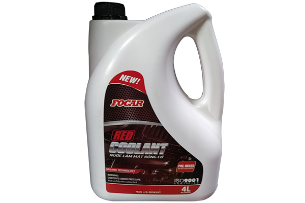 Nước làm mát động cơ ô tô Focar Red Coolant