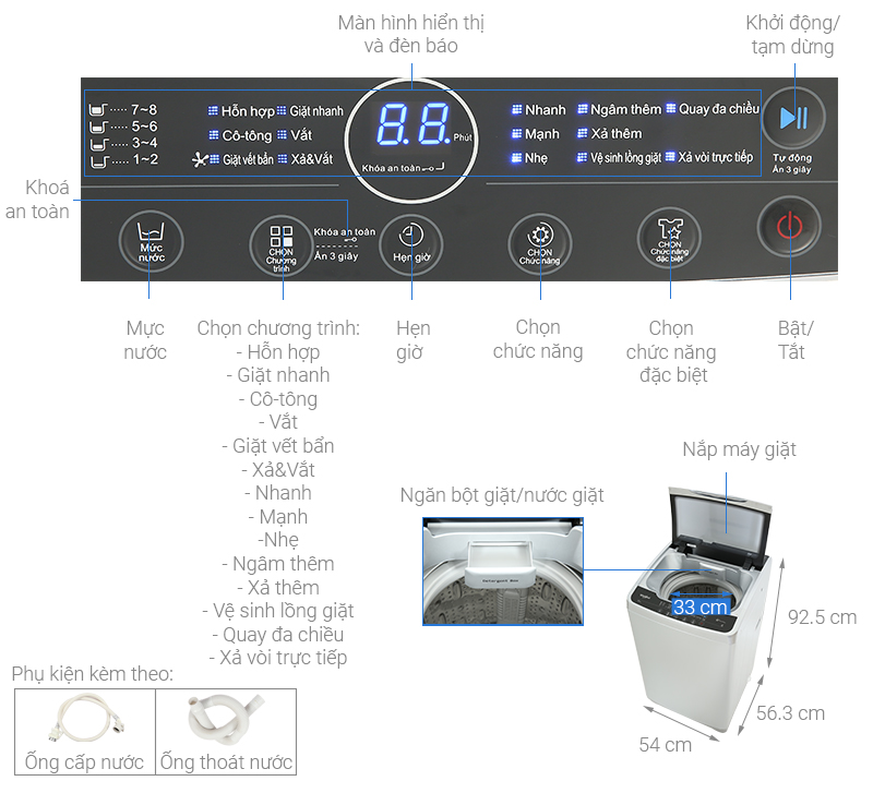 Máy giặt Whirlpool VWVC9502FS