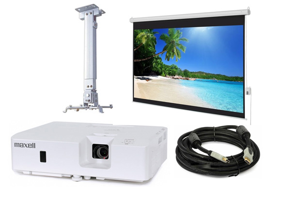 Combo bộ máy chiếu Maxell MC-EX3551