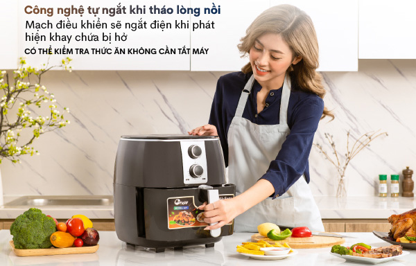 Nồi chiên không dầu FujiE AF7