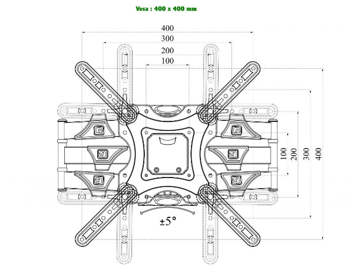 Giá treo tivi Cảnh Phong