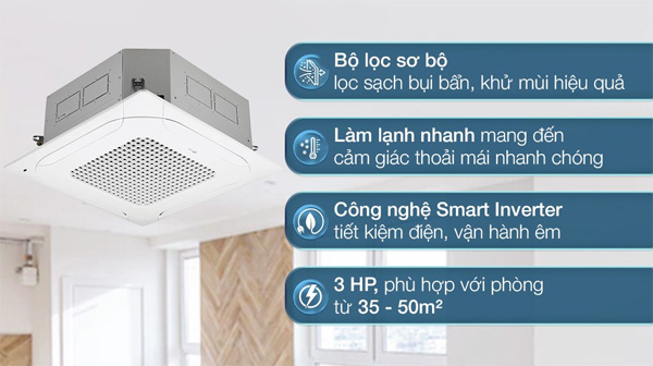 Điều hòa âm trần LG ZTNQ30GNLE0