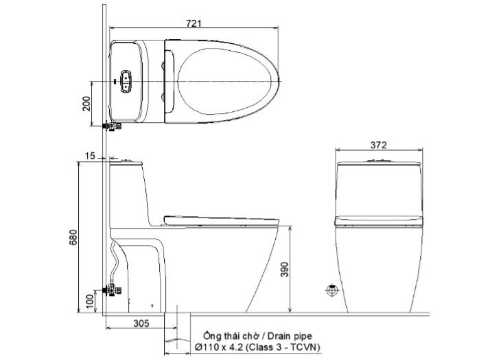 Bồn cầu Inax  