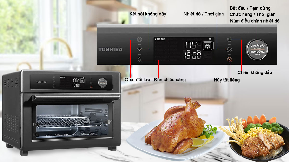 Nồi chiên không dầu Toshiba 