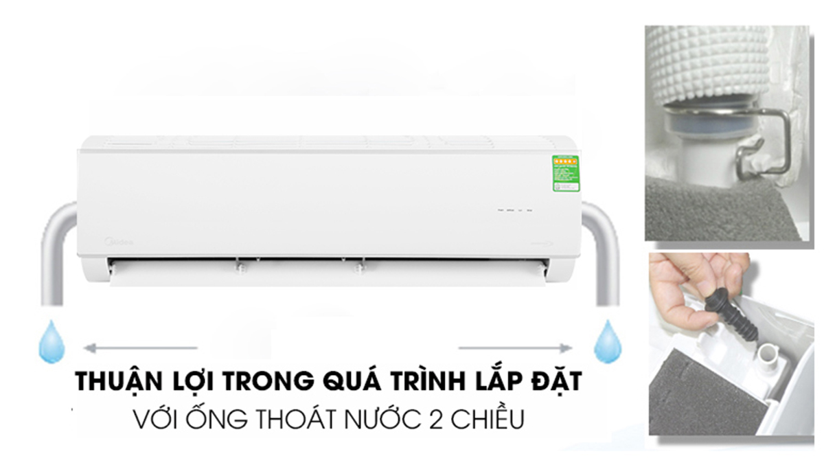 Điều hoà thuận tiện lắp đặt 