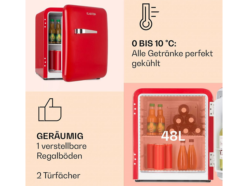 Tủ lạnh mini Klarstein Audrey Retro
