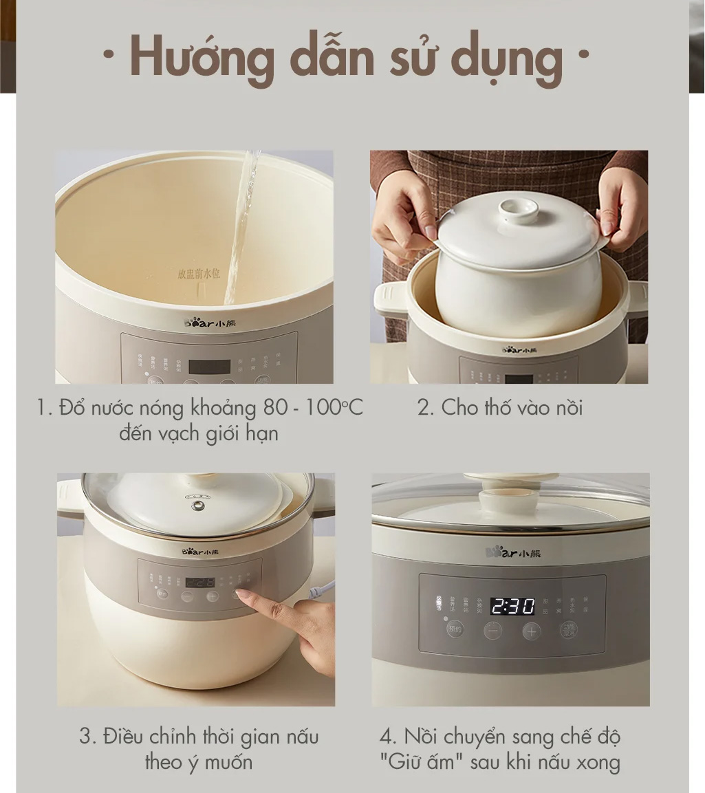 Nồi nấu cháo chậm