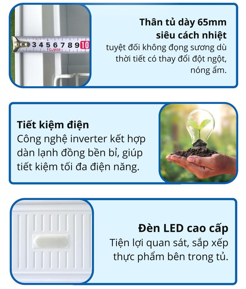 Tủ đông mát  