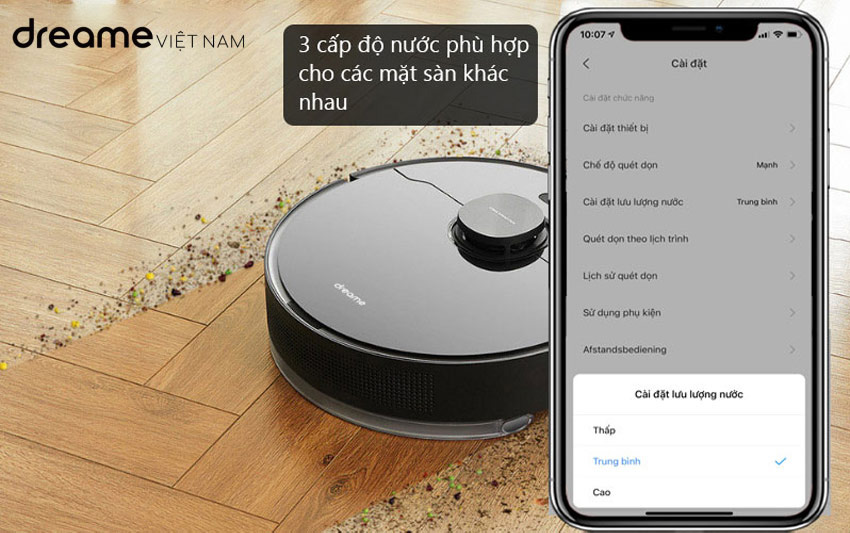 Robot hút bụi lau nhà Dreame D9 Max 