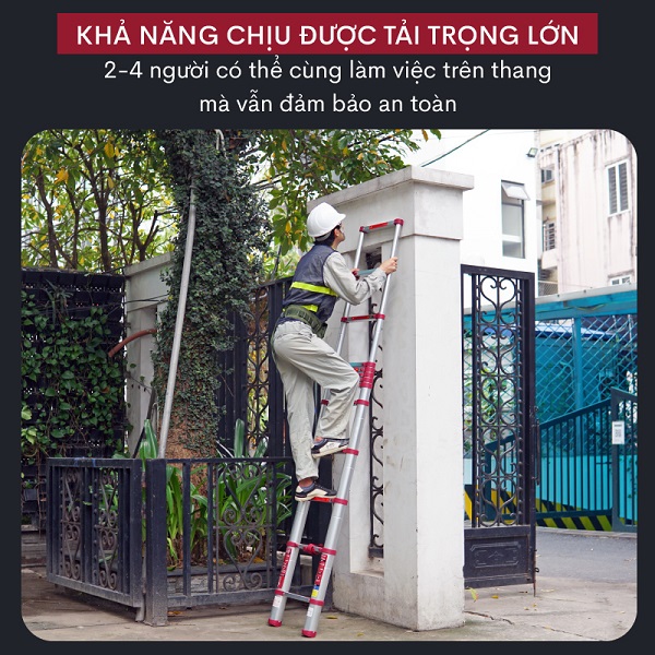 Thang nhôm rút gọn đơn FujiHome TLI380R