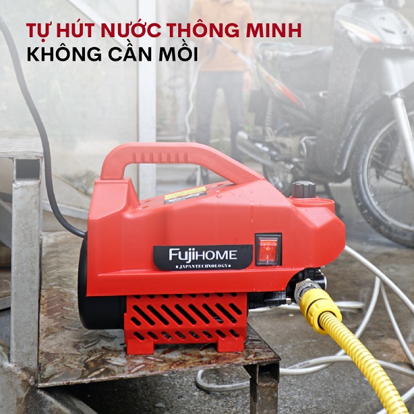 Máy rửa xe tự hút nước