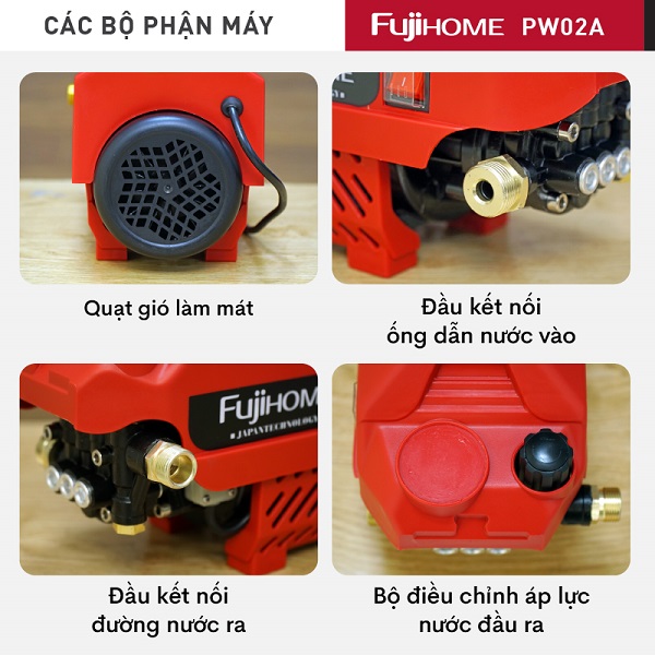 Máy rửa xe Fujihome  