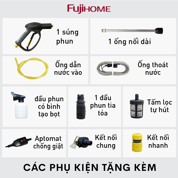 Máy phun xịt rửa xe