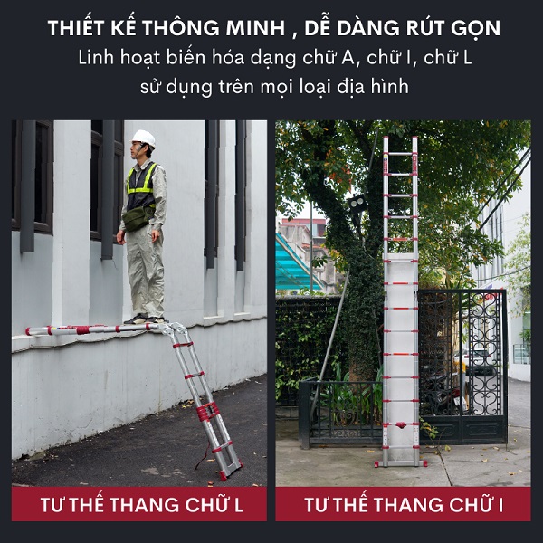 Thang nhôm FujiHome TLA08R