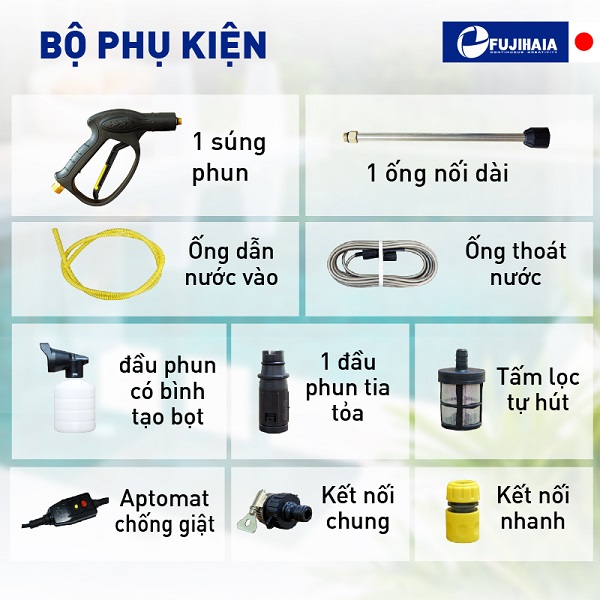 Máy rửa xe Fujihaia PW96E