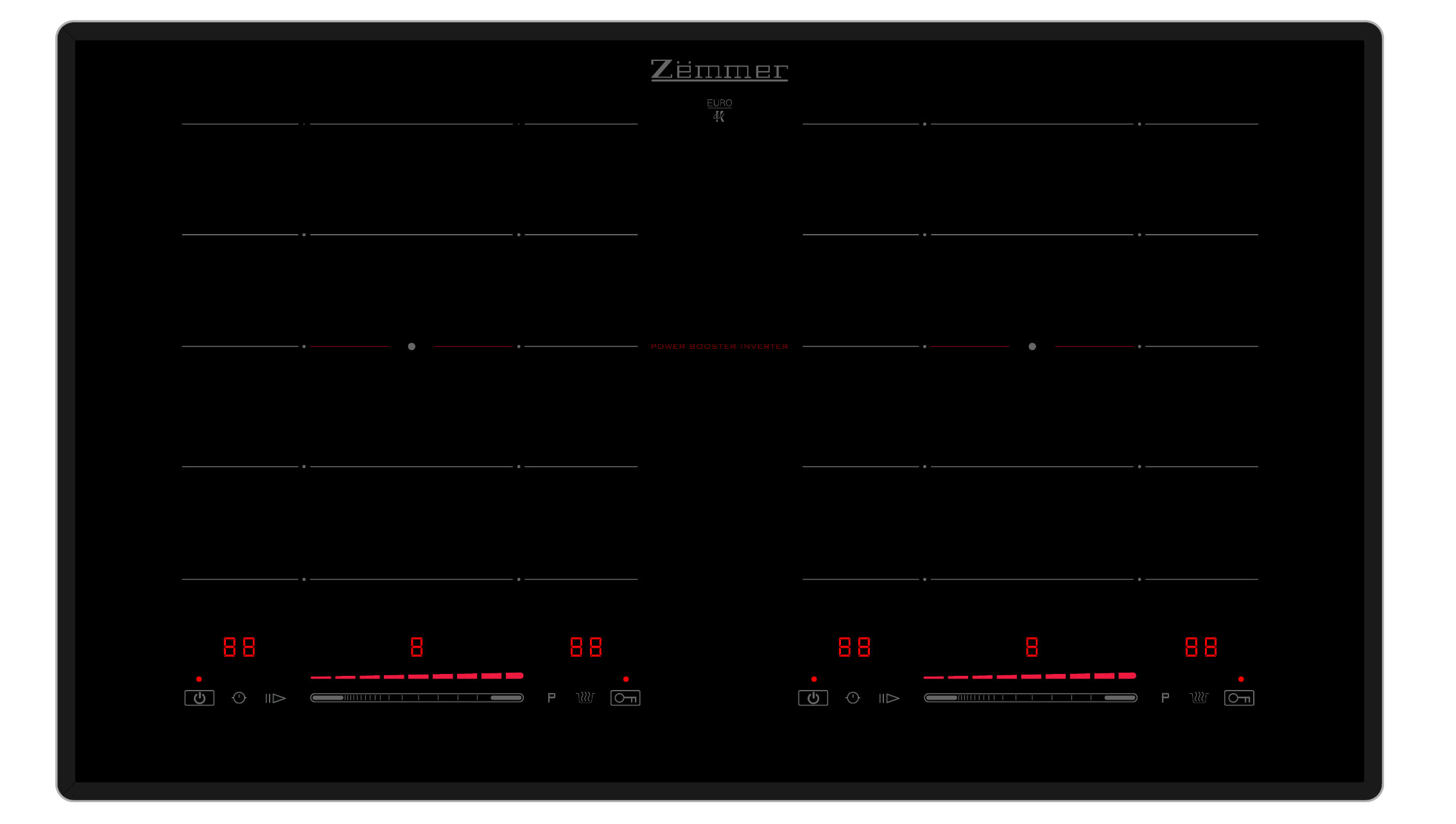 Bếp từ đôi Zemmer IZM 282 PROX