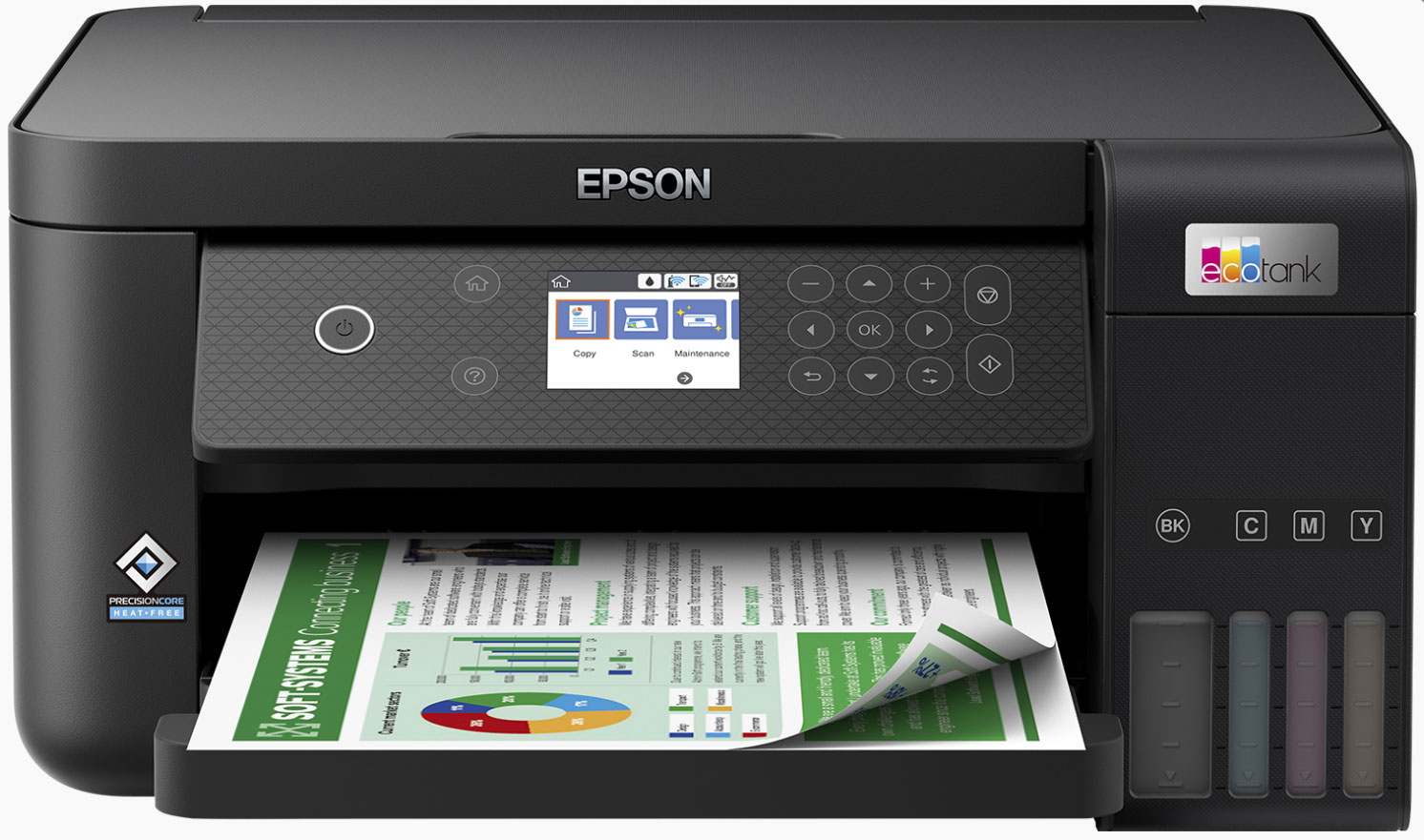 Máy in phun màu Epson Ecotank L6260 có bảng điều khiển cảm ứng hiện đại