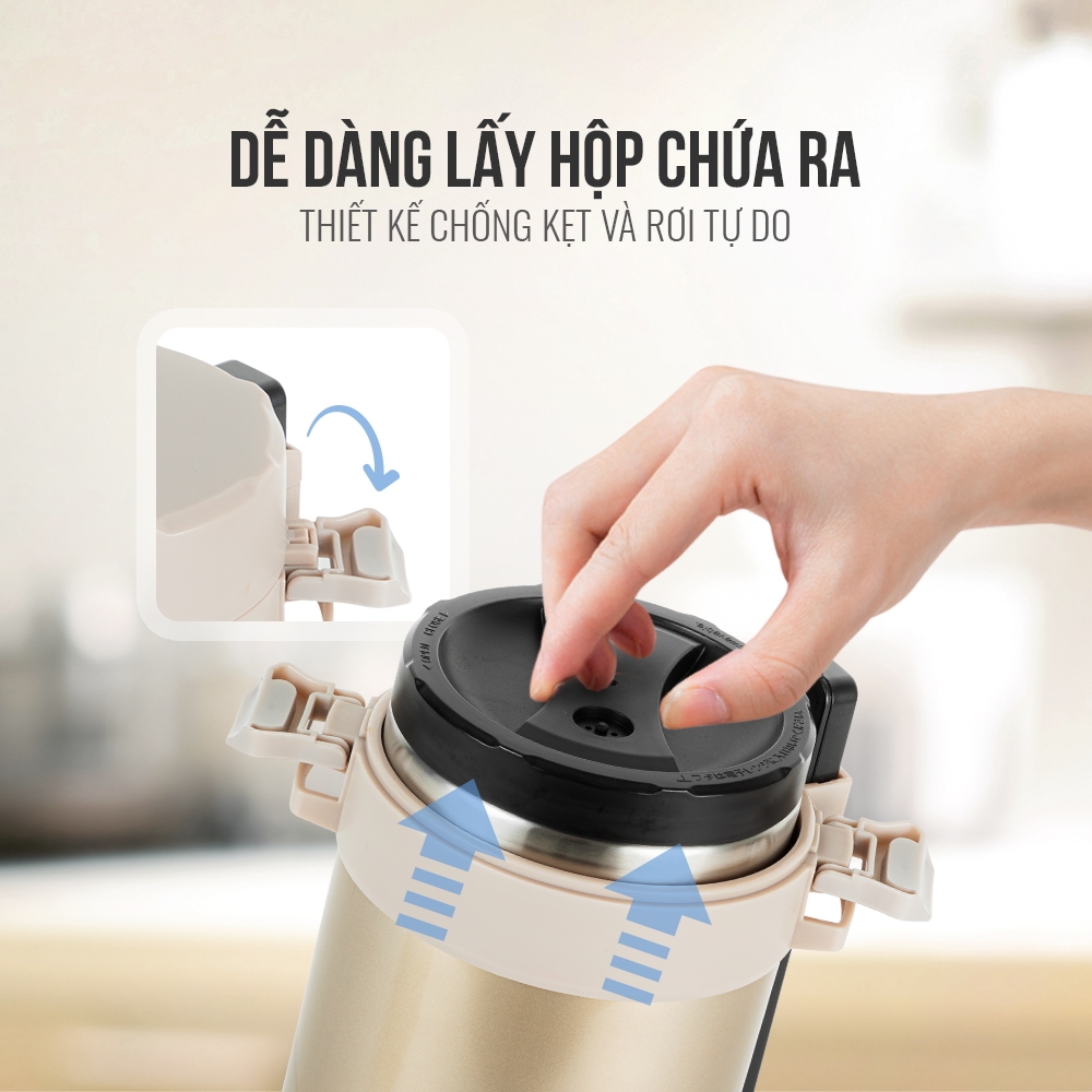 Hộp cơm giữ nhiệt Inox 