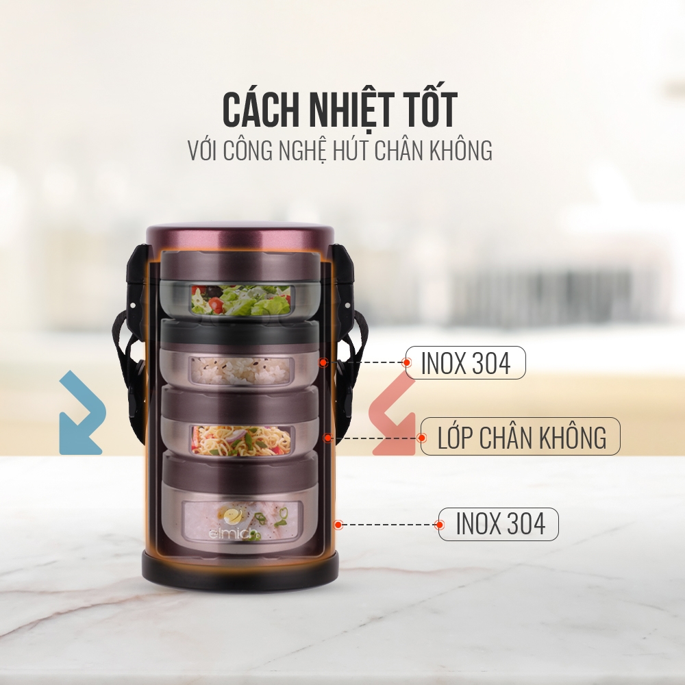 Hộp cơm giữ nhiệt văn phòng 