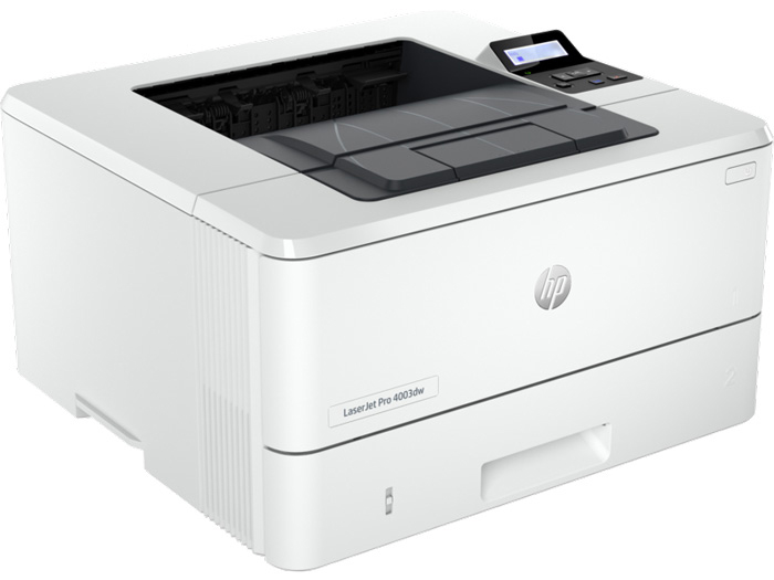 Máy in đen trắng HP LaserJet 4003dw 2Z610A được trang bị bảng điều khiển đơn giản, có màn hình LCD