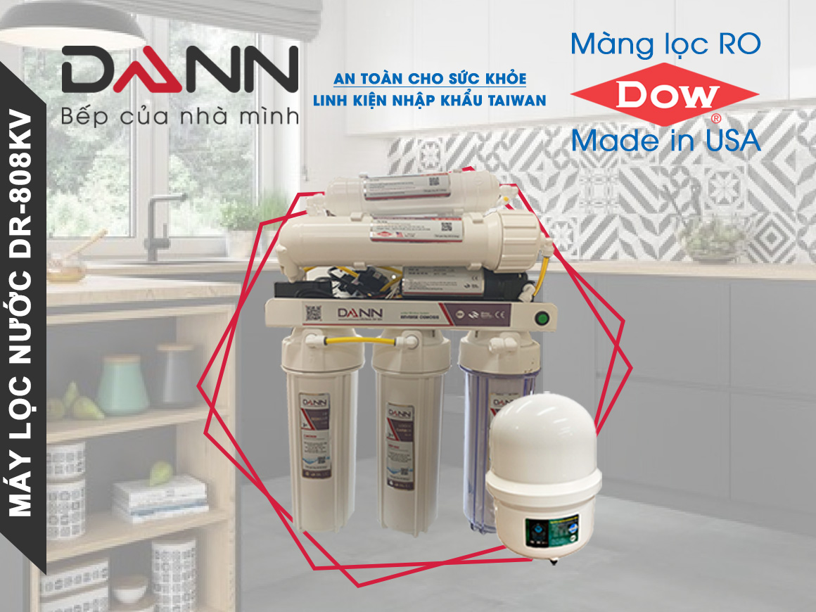 Máy lọc nước Dann DR 808KV
