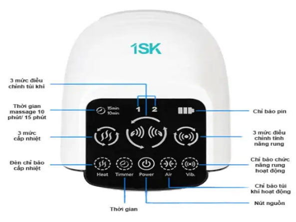 Máy massage đầu gối 