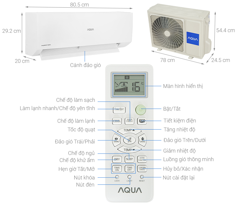 Điều hòa Aqua AQA-RV13QA